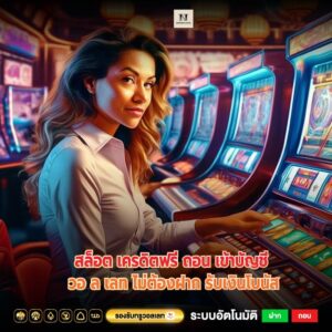 สล็อต เครดิตฟรี ถอน เข้าบัญชี วอ ล เลท ไม่ต้องฝาก รับเงินโบนัส